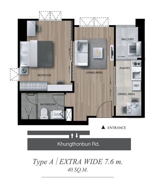 พิเศษ ให้เช่าคอนโด The Rich @Sathorn-Taksin (เดอะริช สาทร-ตากสิน) ใกล้รถไฟฟ้า BTS โทร 098-9149493